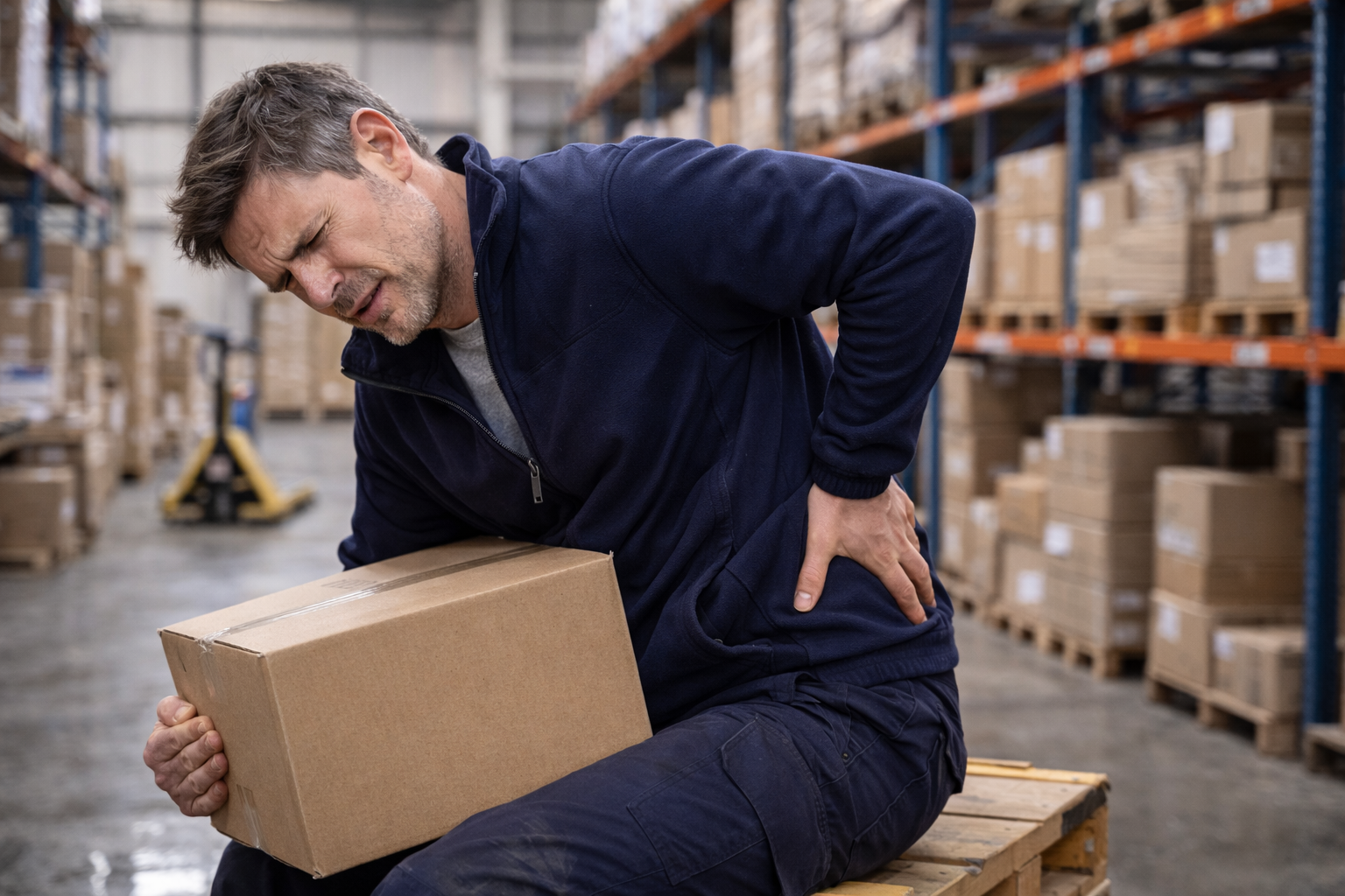 Manual handling lifting injury compensation claim Scotland