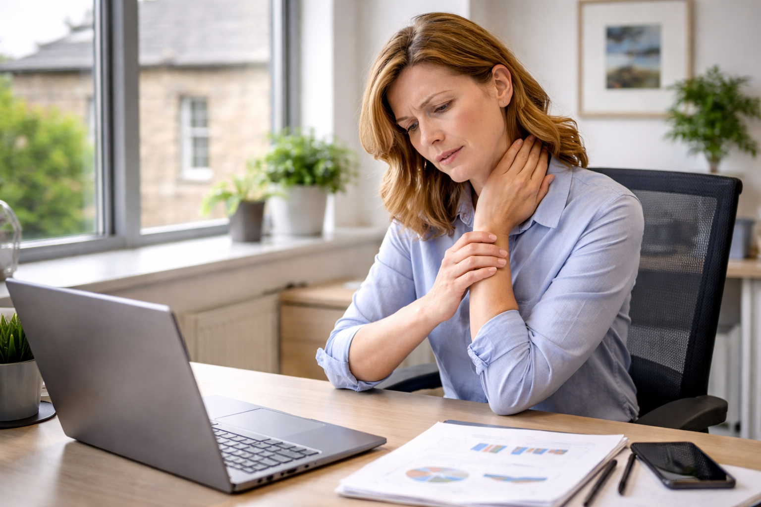 Office accident compensation claim Scotland