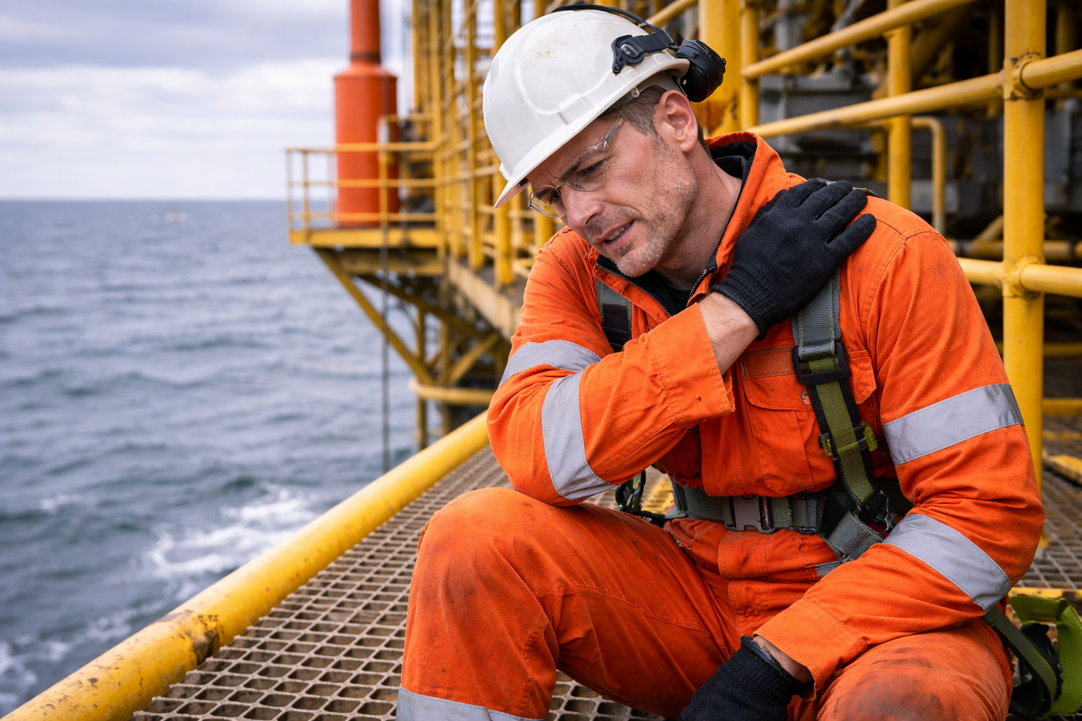 Offshore oil gas North Sea accident compensation claim Scotland