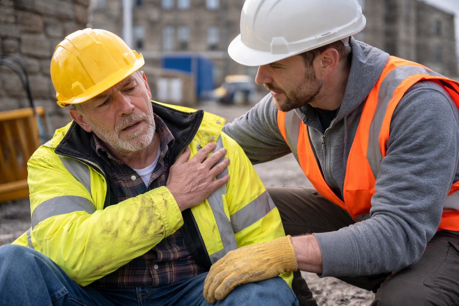 Work accident compensation claim in Scotland